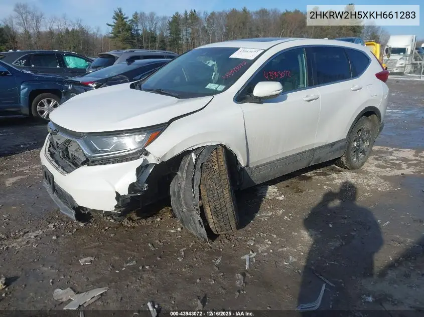 2HKRW2H5XKH661283 2019 Honda Cr-V Ex