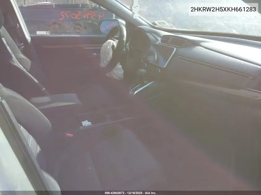 2HKRW2H5XKH661283 2019 Honda Cr-V Ex