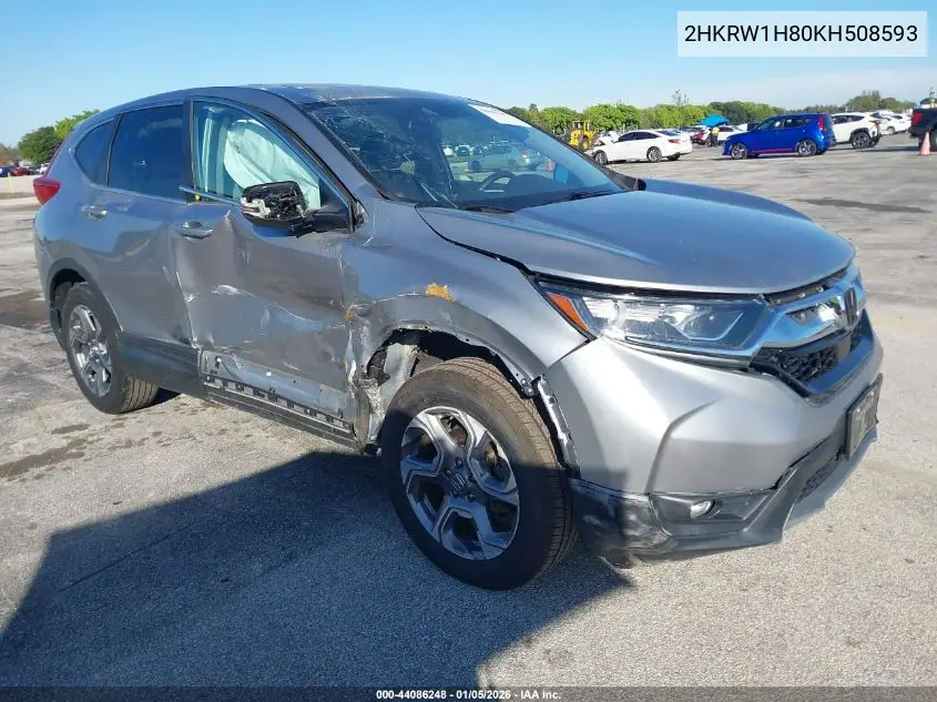 2HKRW1H80KH508593 2019 Honda Cr-V Ex-L