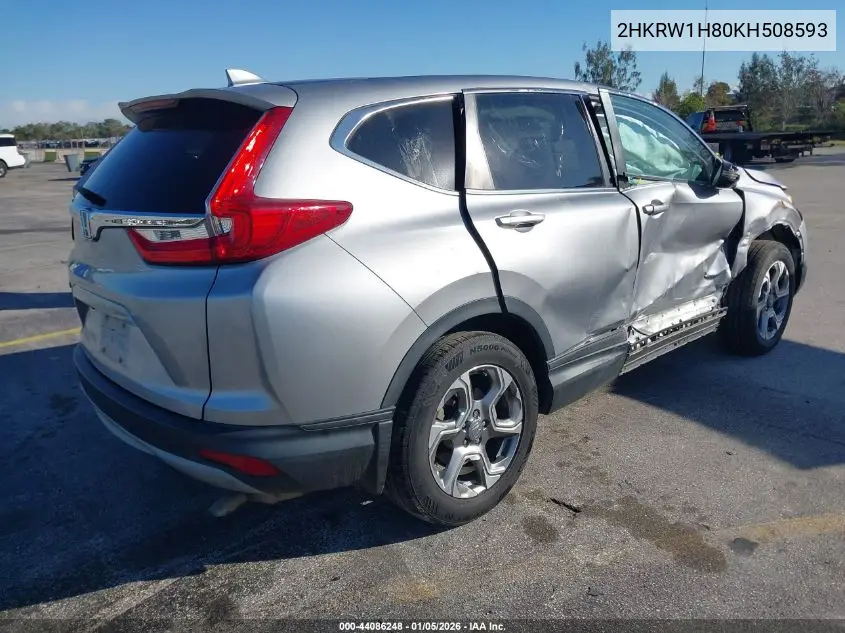 2HKRW1H80KH508593 2019 Honda Cr-V Ex-L