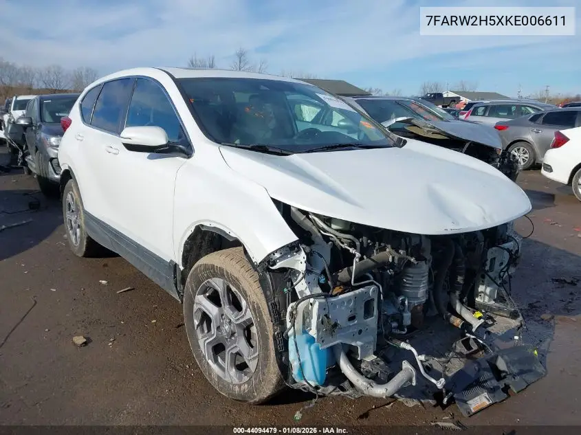 7FARW2H5XKE006611 2019 Honda Cr-V Ex