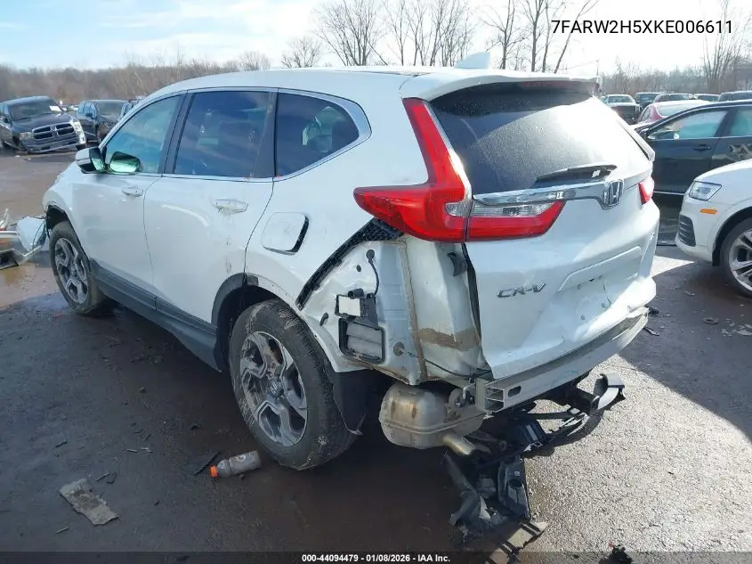 7FARW2H5XKE006611 2019 Honda Cr-V Ex