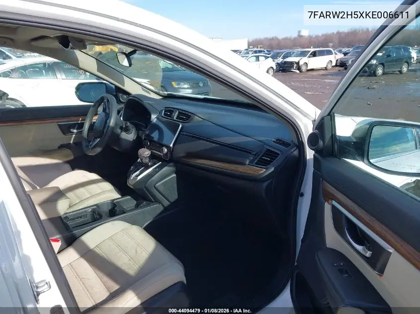 7FARW2H5XKE006611 2019 Honda Cr-V Ex