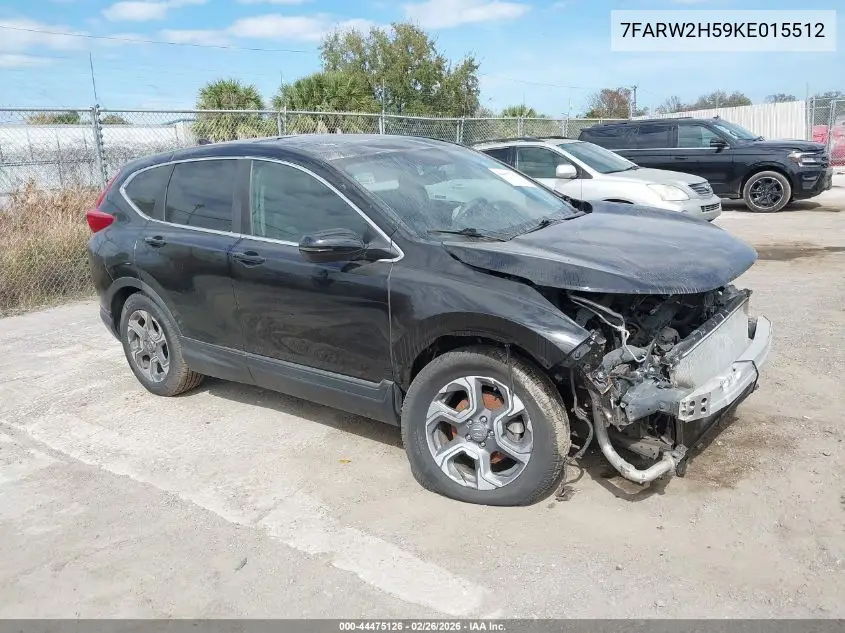 7FARW2H59KE015512 2019 Honda Cr-V Ex