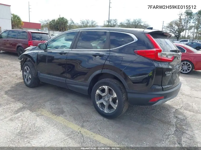 7FARW2H59KE015512 2019 Honda Cr-V Ex