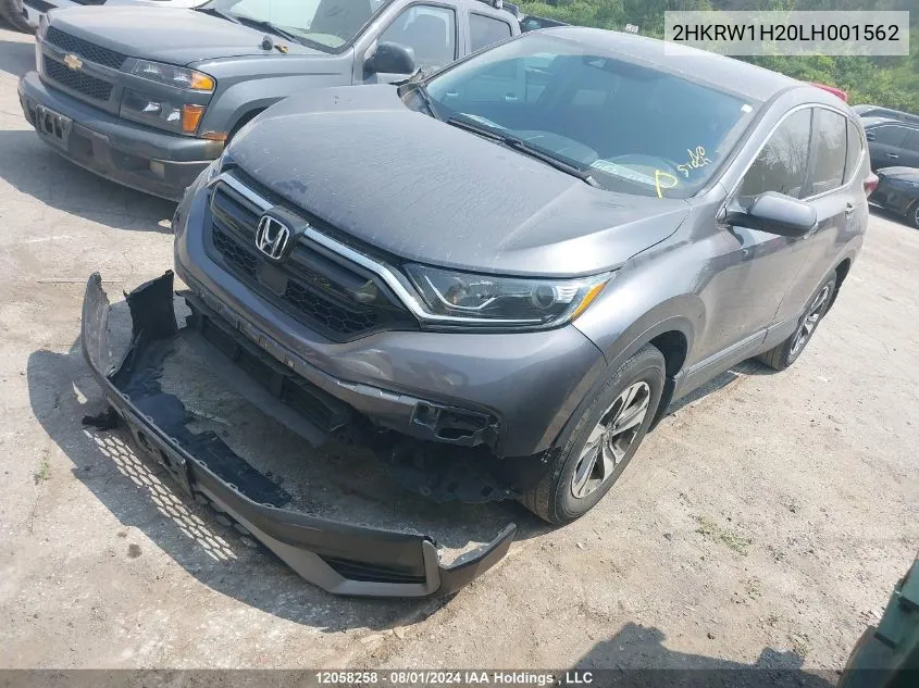 2020 Honda Cr-V VIN: 2HKRW1H20LH001562 Lot: 12058258