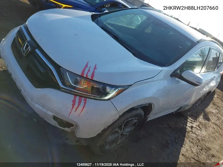 2HKRW2H88LH207660 2020 Honda Cr-V Ex-L