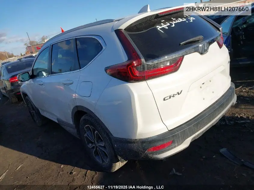 2HKRW2H88LH207660 2020 Honda Cr-V Ex-L