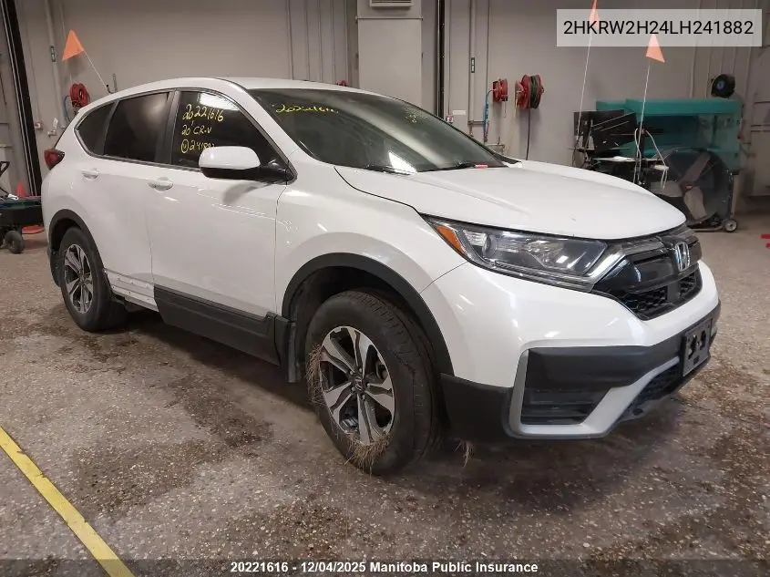 2HKRW2H24LH241882 2020 Honda Cr-V Lx