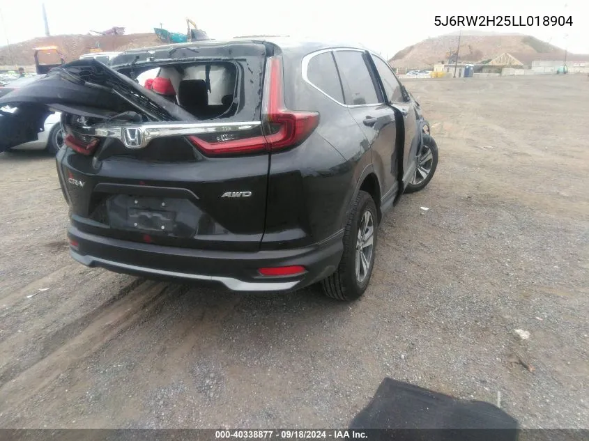 2020 Honda Cr-V Lx VIN: 5J6RW2H25LL018904 Lot: 40338877