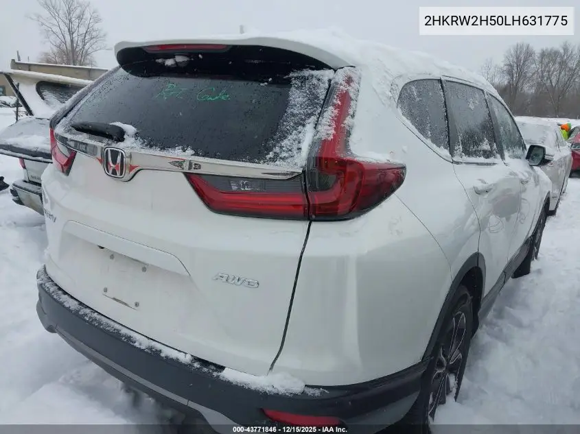 2HKRW2H50LH631775 2020 Honda Cr-V Awd Ex