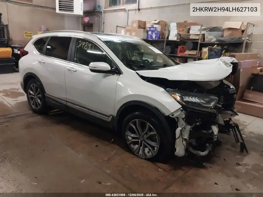 2HKRW2H94LH627103 2020 Honda Cr-V Awd Touring