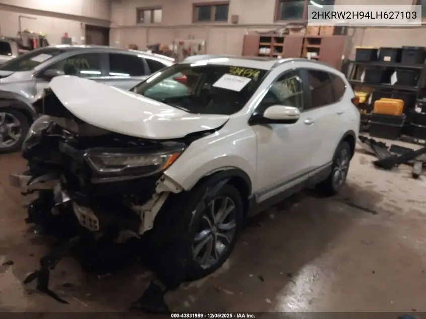 2HKRW2H94LH627103 2020 Honda Cr-V Awd Touring