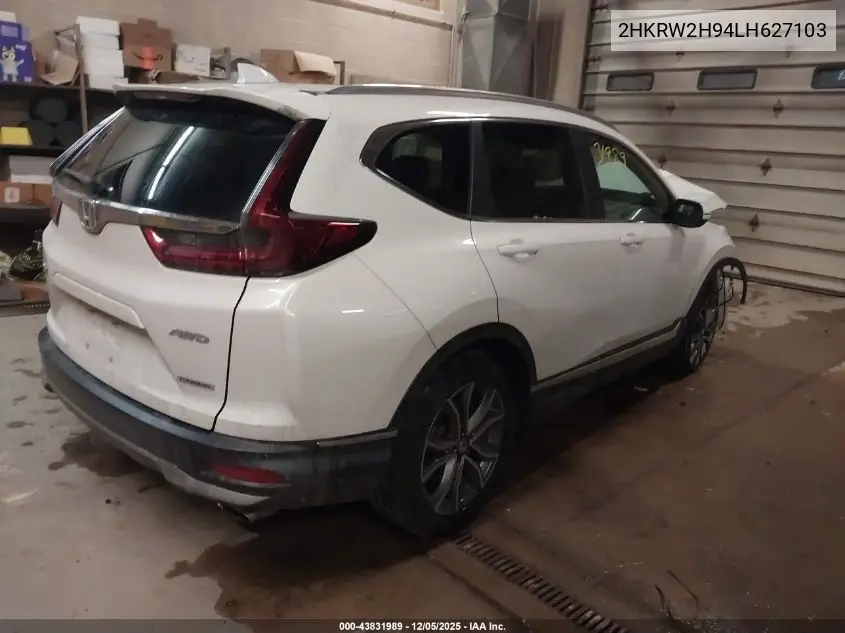 2HKRW2H94LH627103 2020 Honda Cr-V Awd Touring