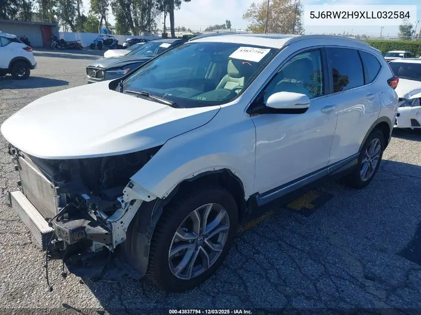 5J6RW2H9XLL032584 2020 Honda Cr-V Awd Touring