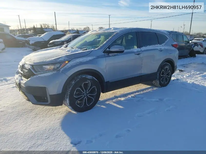 2HKRW2H81LH690957 2020 Honda Cr-V Awd Ex-L