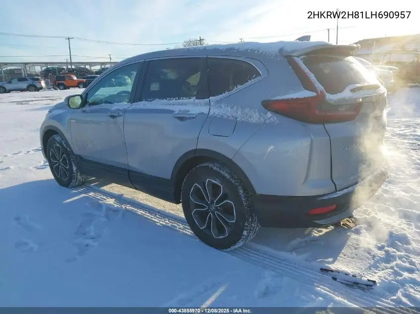 2HKRW2H81LH690957 2020 Honda Cr-V Awd Ex-L