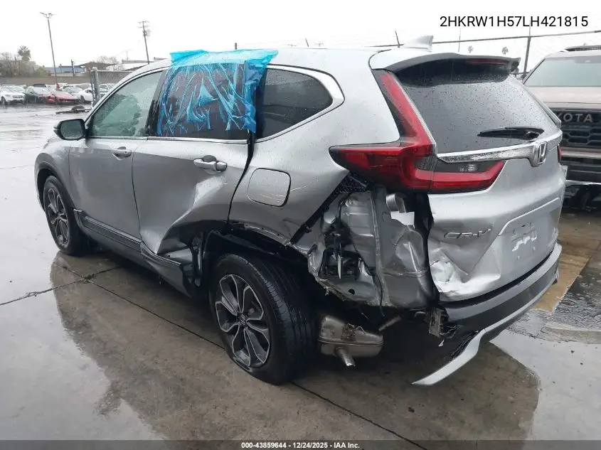 2HKRW1H57LH421815 2020 Honda Cr-V 2Wd Ex