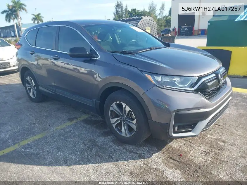 5J6RW1H27LA017257 2020 Honda Cr-V 2Wd Lx