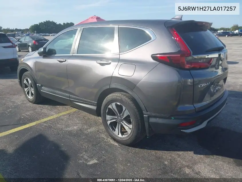 5J6RW1H27LA017257 2020 Honda Cr-V 2Wd Lx