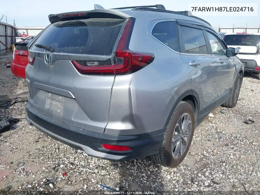 7FARW1H87LE024716 2020 Honda Cr-V 2Wd Ex-L