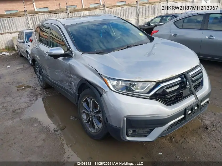 2HKRW2H87MH213967 2021 Honda Cr-V