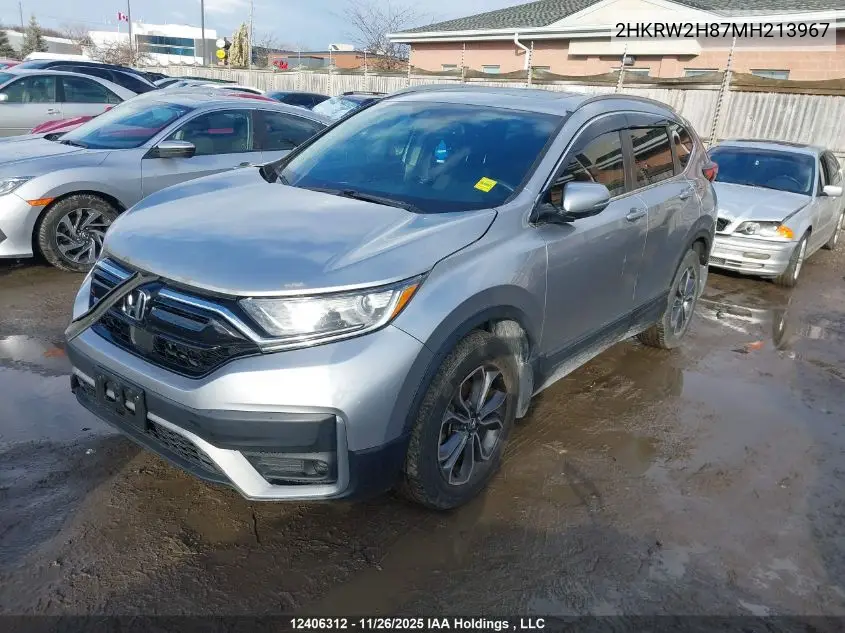 2HKRW2H87MH213967 2021 Honda Cr-V