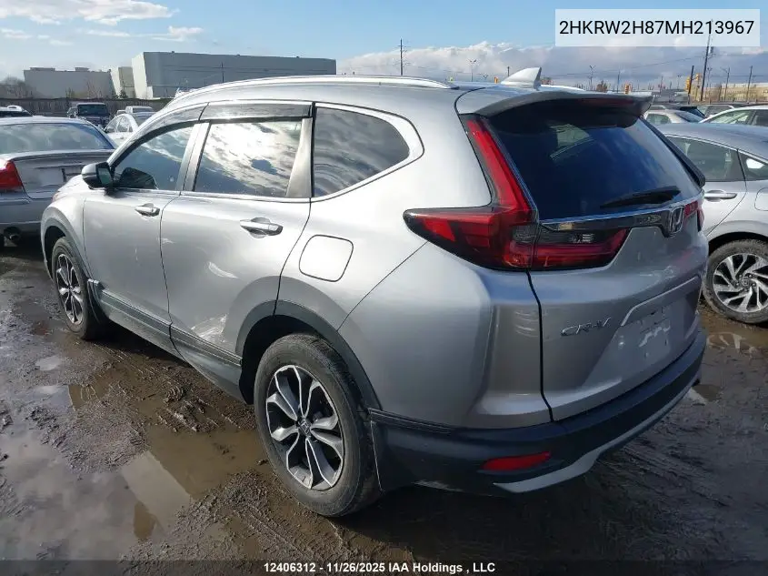2HKRW2H87MH213967 2021 Honda Cr-V