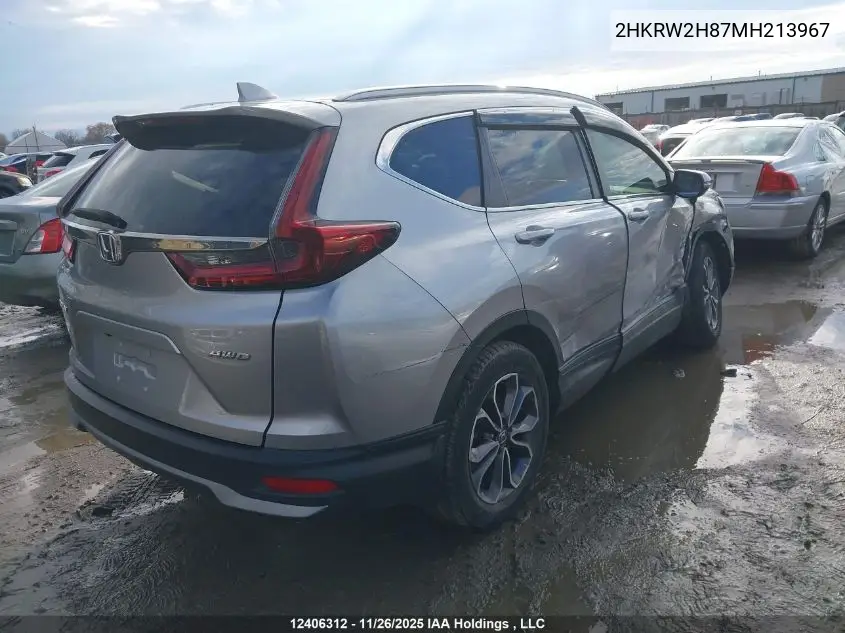 2HKRW2H87MH213967 2021 Honda Cr-V