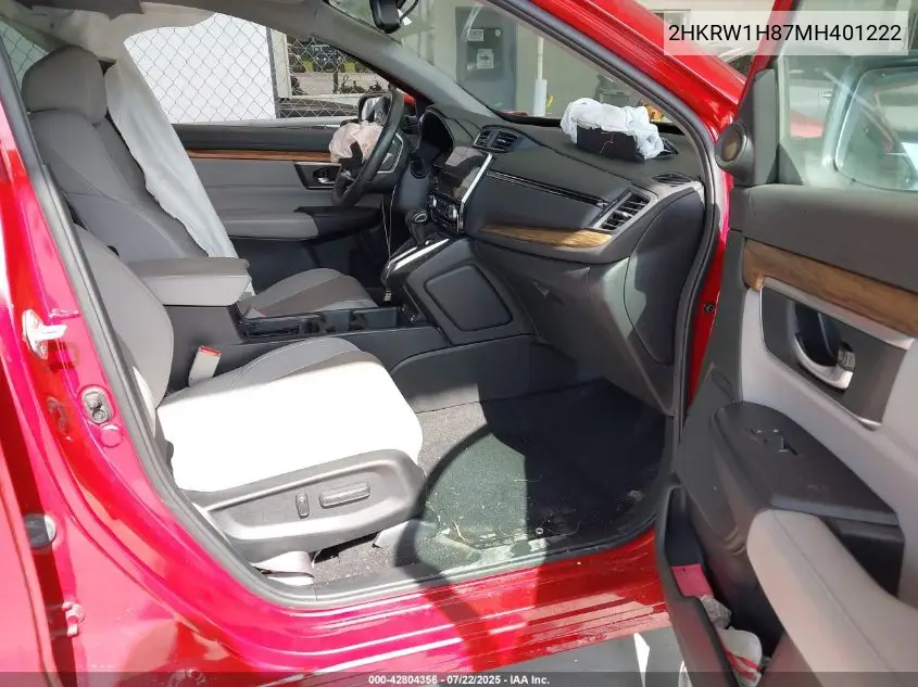 2HKRW1H87MH401222 2021 Honda Cr-V 2Wd Ex-L
