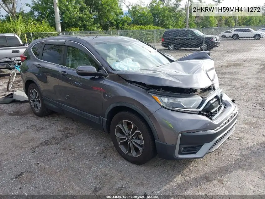 2HKRW1H59MH411272 2021 Honda Cr-V 2Wd Ex