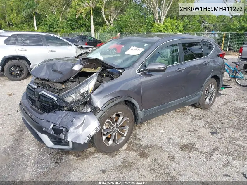 2HKRW1H59MH411272 2021 Honda Cr-V 2Wd Ex
