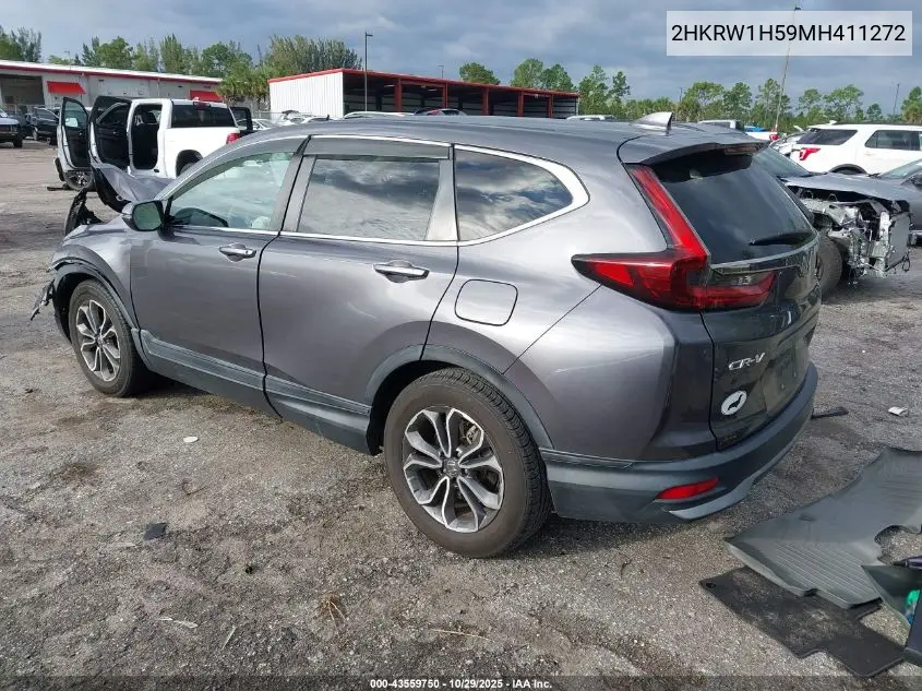 2HKRW1H59MH411272 2021 Honda Cr-V 2Wd Ex