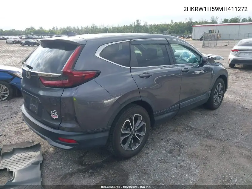 2HKRW1H59MH411272 2021 Honda Cr-V 2Wd Ex