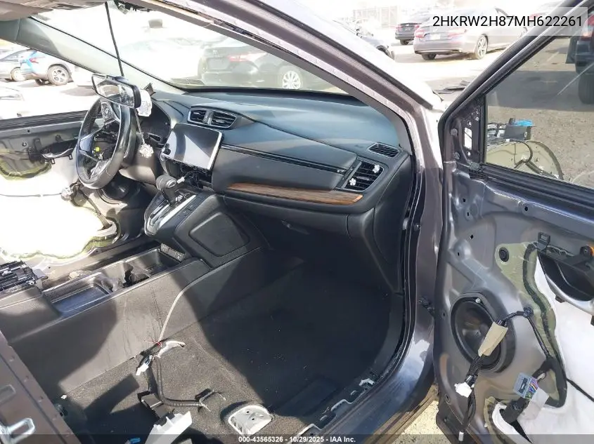 2HKRW2H87MH622261 2021 Honda Cr-V Awd Ex-L