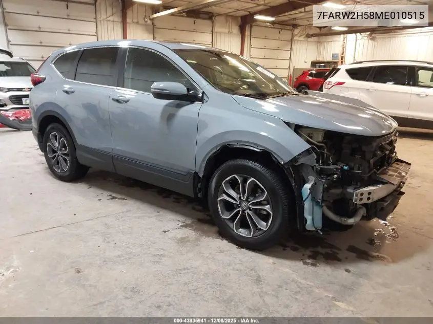 7FARW2H58ME010515 2021 Honda Cr-V Awd Ex