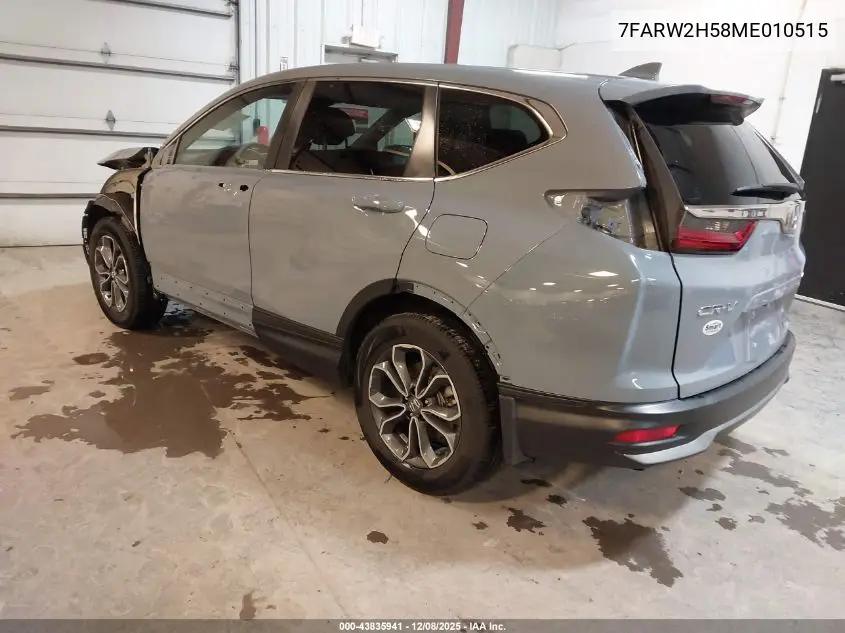7FARW2H58ME010515 2021 Honda Cr-V Awd Ex