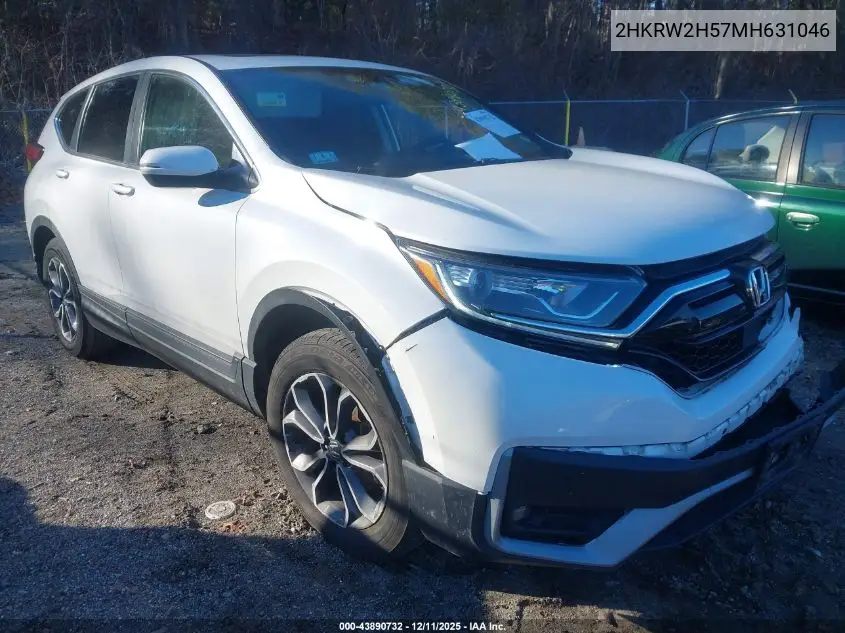 2HKRW2H57MH631046 2021 Honda Cr-V Awd Ex