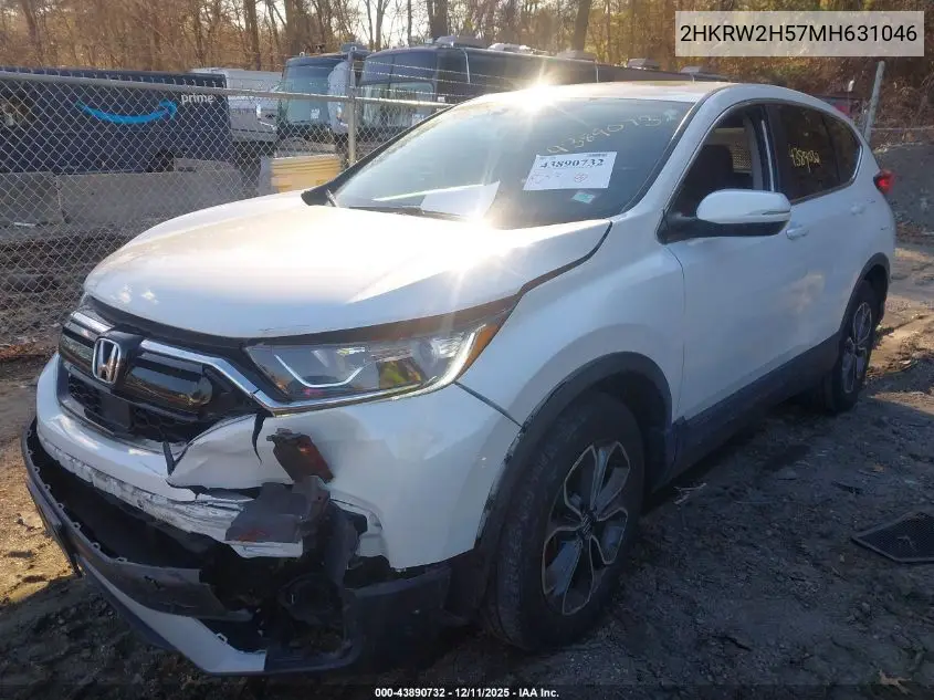 2HKRW2H57MH631046 2021 Honda Cr-V Awd Ex