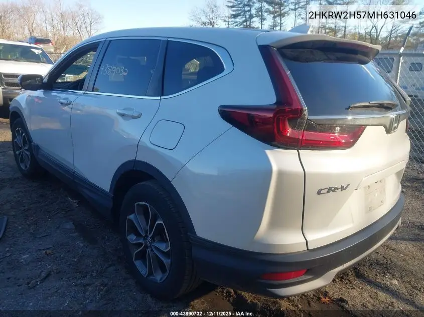 2HKRW2H57MH631046 2021 Honda Cr-V Awd Ex
