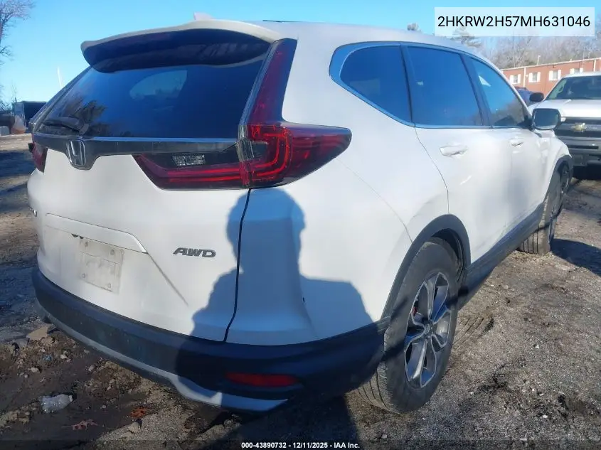 2HKRW2H57MH631046 2021 Honda Cr-V Awd Ex