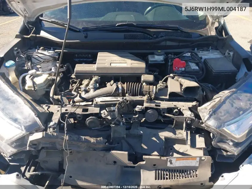 5J6RW1H99ML004187 2021 Honda Cr-V 2Wd Touring