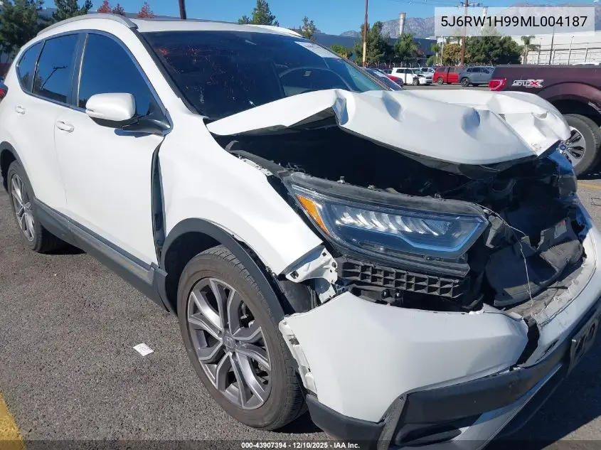 5J6RW1H99ML004187 2021 Honda Cr-V 2Wd Touring