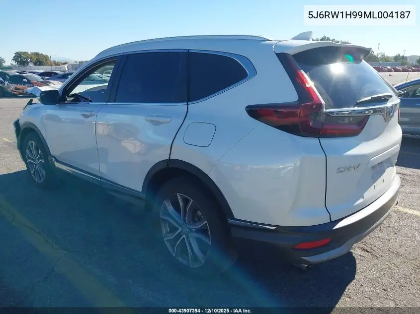 5J6RW1H99ML004187 2021 Honda Cr-V 2Wd Touring