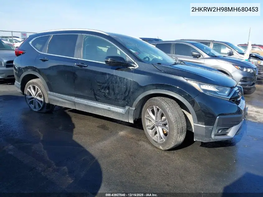 2HKRW2H98MH680453 2021 Honda Cr-V Awd Touring