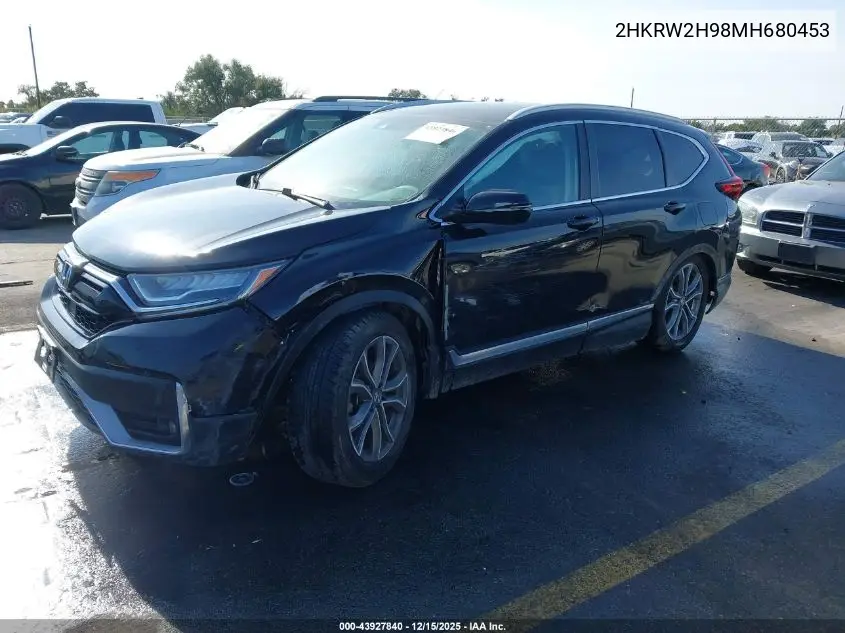 2HKRW2H98MH680453 2021 Honda Cr-V Awd Touring