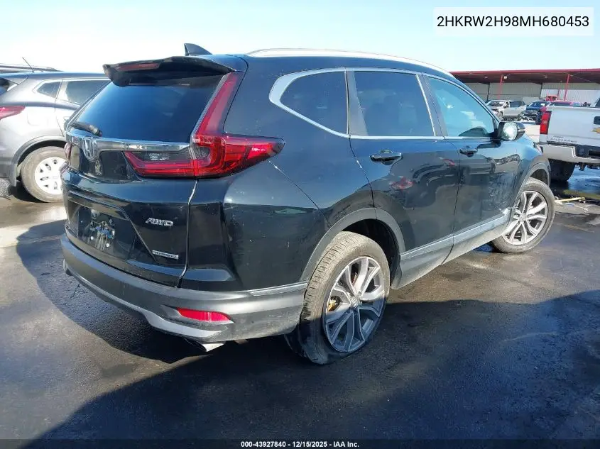 2HKRW2H98MH680453 2021 Honda Cr-V Awd Touring