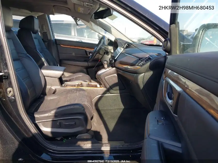 2HKRW2H98MH680453 2021 Honda Cr-V Awd Touring