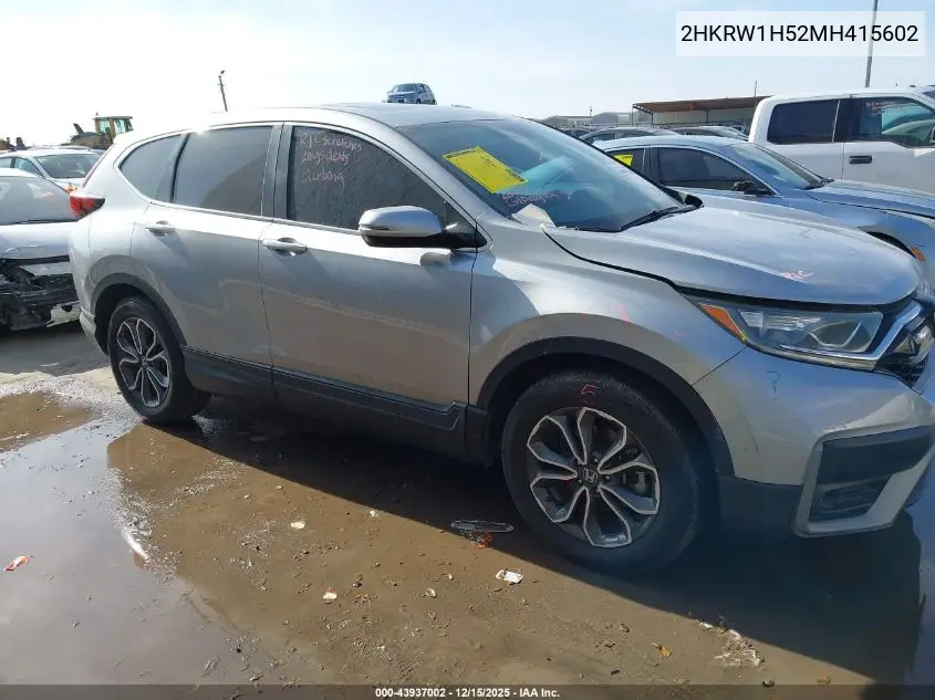 2HKRW1H52MH415602 2021 Honda Cr-V 2Wd Ex