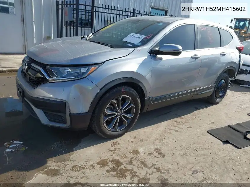 2HKRW1H52MH415602 2021 Honda Cr-V 2Wd Ex